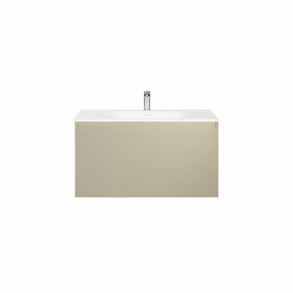 ARUVO™ BECA Collection Plywood Vanity Ecru W750mm | Basin Options - Image 7