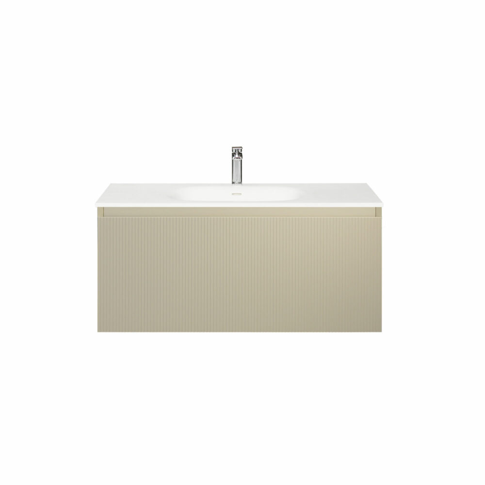 ARUVO™ BECA Collection Plywood Vanity Ecru W900mm | Basin Options - Image 7