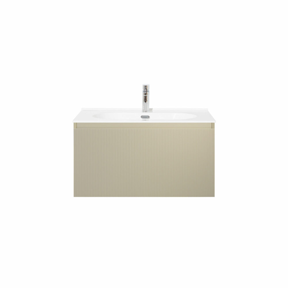 ARUVO™ BECA Collection Plywood Vanity Ecru W750mm | Basin Options - Image 6