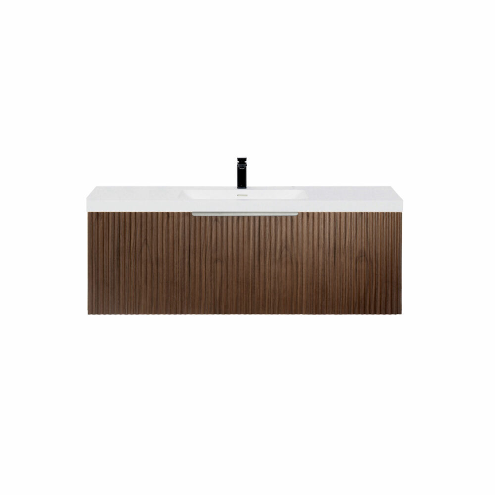 ARUVO™ ROMEO Collection Plywood Vanity Rich Walnut W1200mm | Basin Options - Image 13