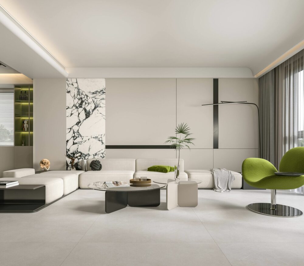 Concrete Stone Ivory 600x1200 | FL612CS02R