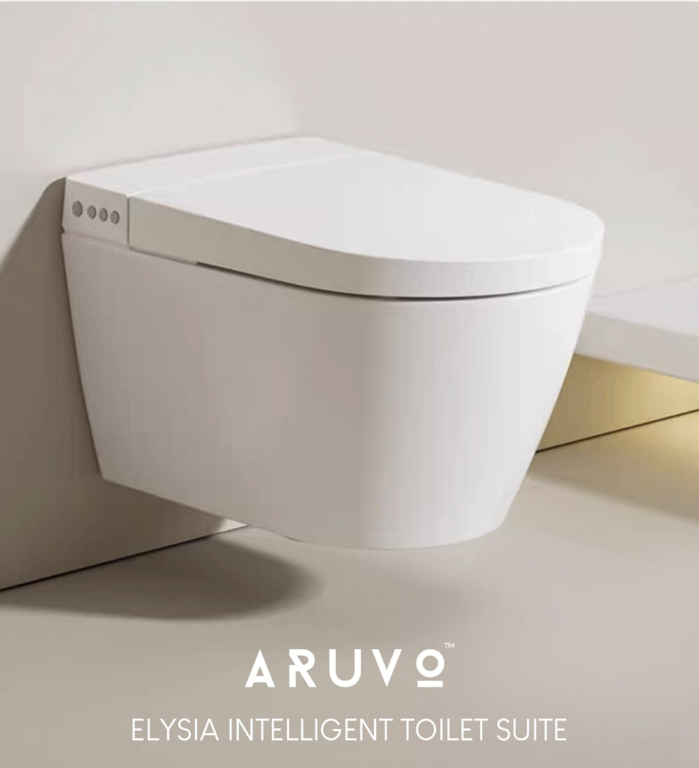 ARUVO™ ELYSIA Wall Hung In-wall Intelligent Toilet Suite - Image 2