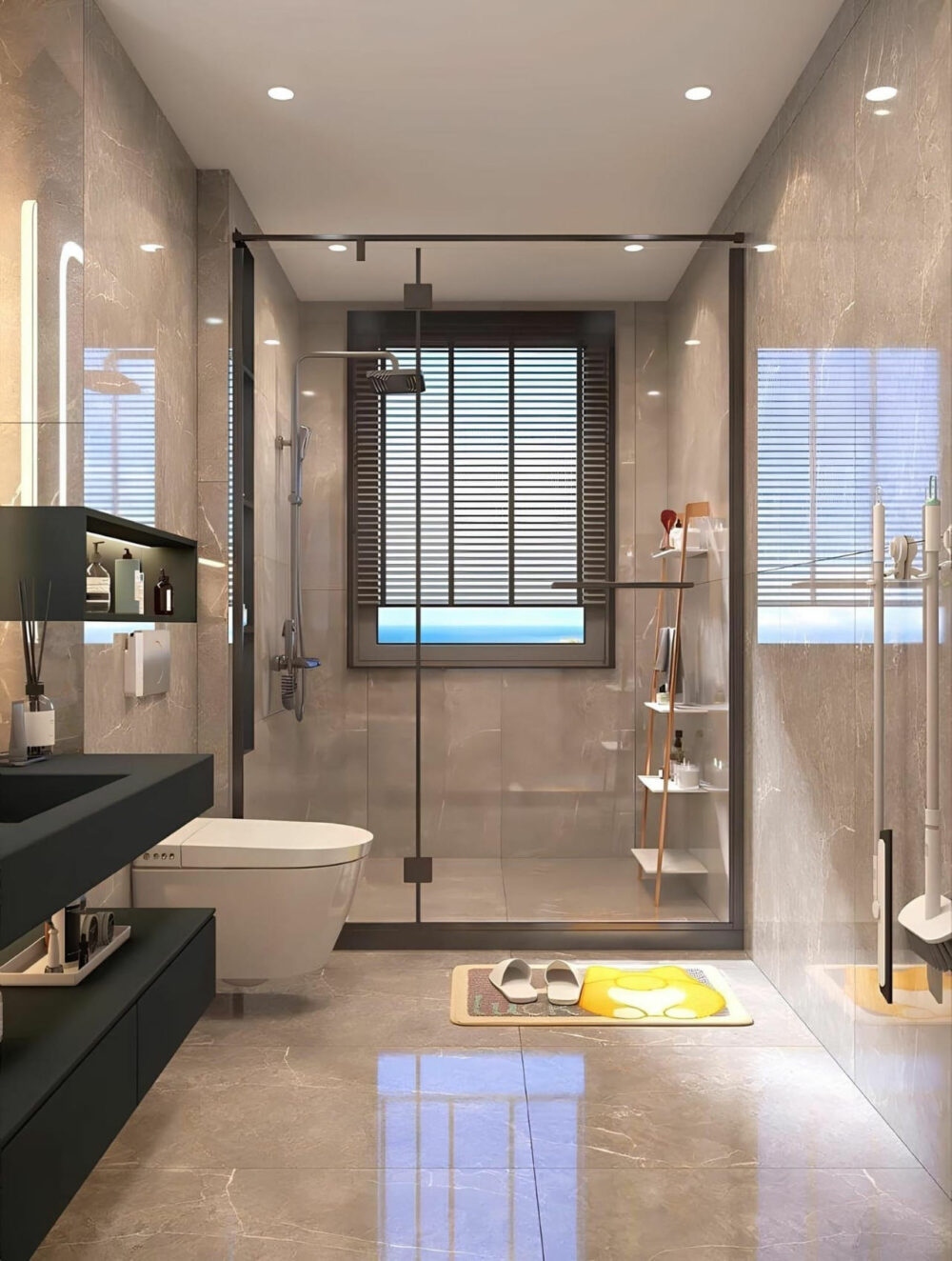 ARUVO™ ELYSIA Wall Hung In-wall Intelligent Toilet Suite - Image 20
