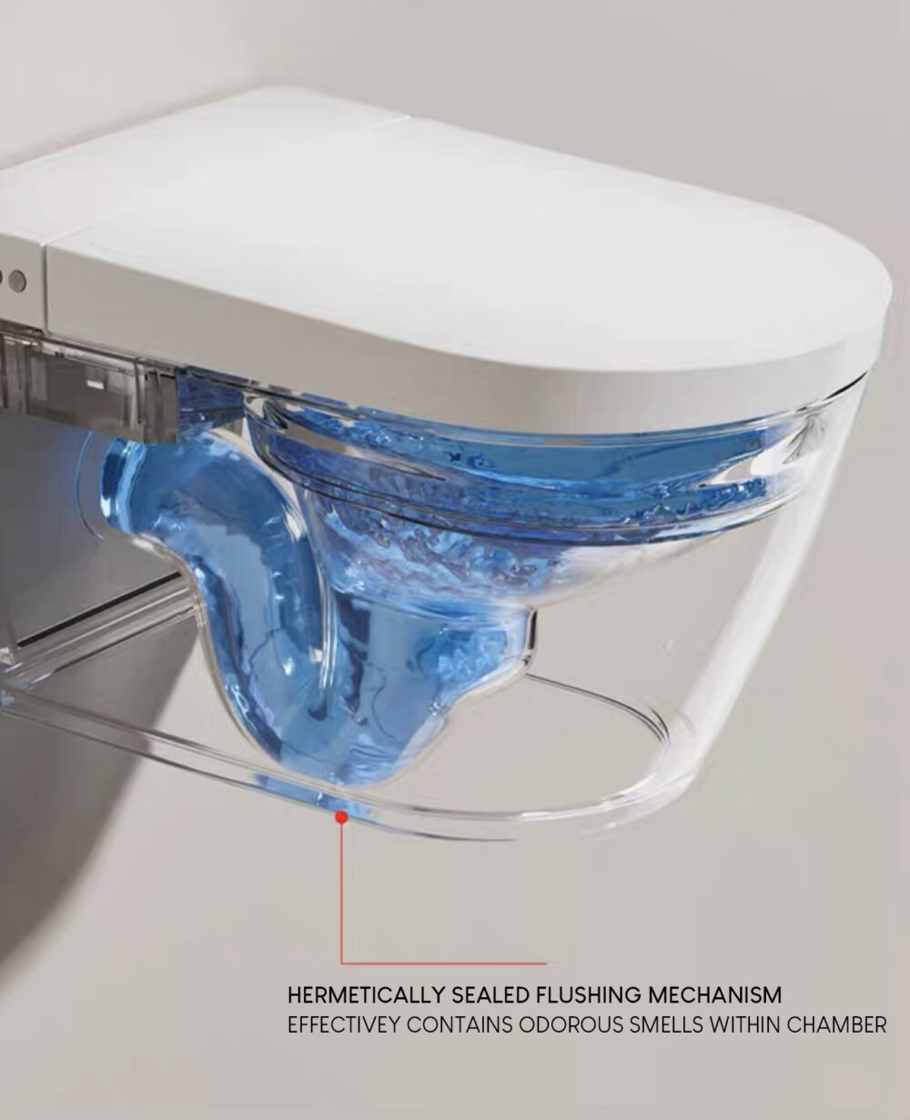 ARUVO™ ELYSIA Wall Hung In-wall Intelligent Toilet Suite - Image 15