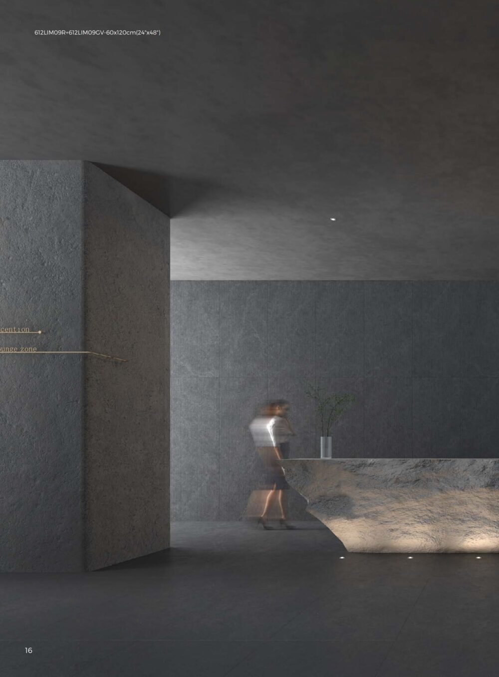 Limestone Dark Grey 600x1200 | 612LIM09R