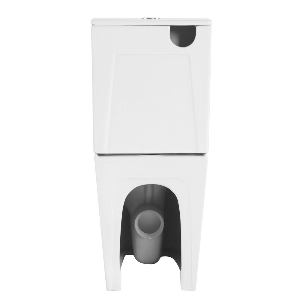 ARUVO™ VortekCLEAN® Rimfree Besso T4 BTW Toilet Suite | Gloss White - Image 5