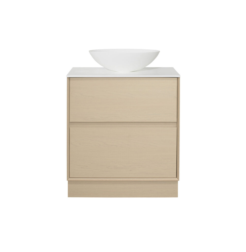 ARUVO™ FORMA Collection Plywood Vanity Sand Oak W750mm - Image 3