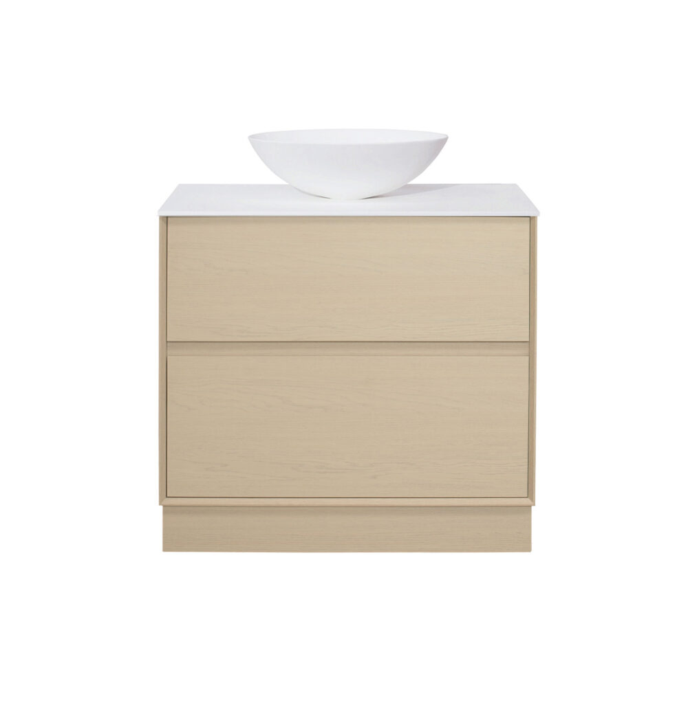 ARUVO™ FORMA Collection Plywood Vanity Sand Oak W900mm - Image 2