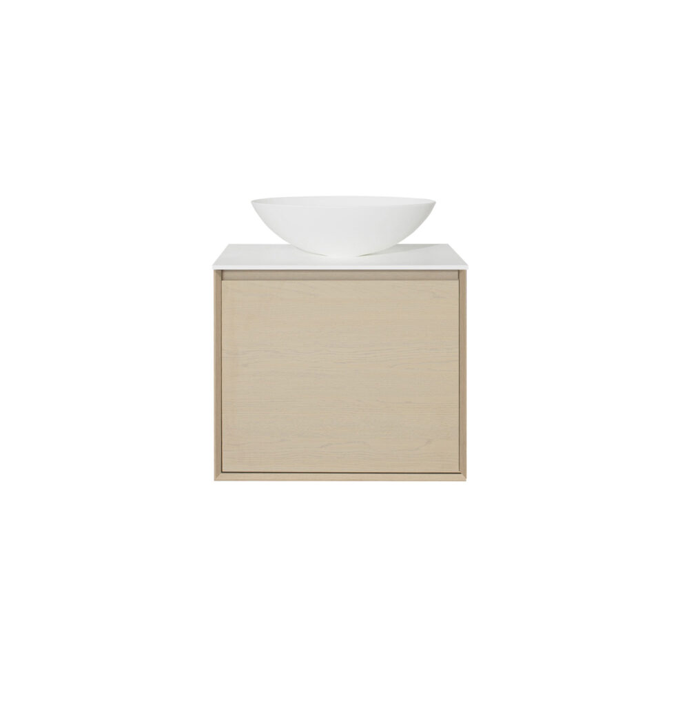 ARUVO™ NEST Collection Plywood Vanity Sand Oak W600mm - Image 2