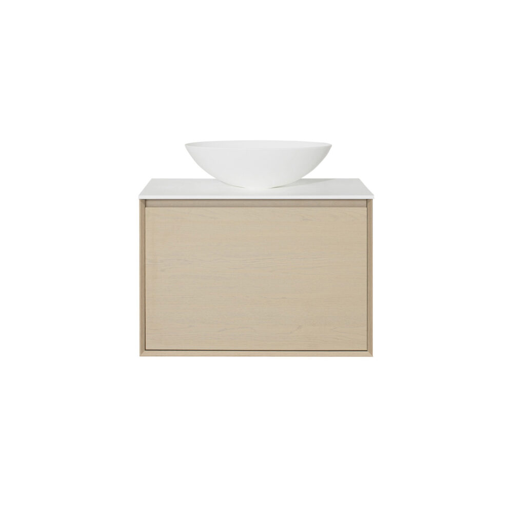 ARUVO™ NEST Collection Plywood Vanity Sand Oak W750mm - Image 3