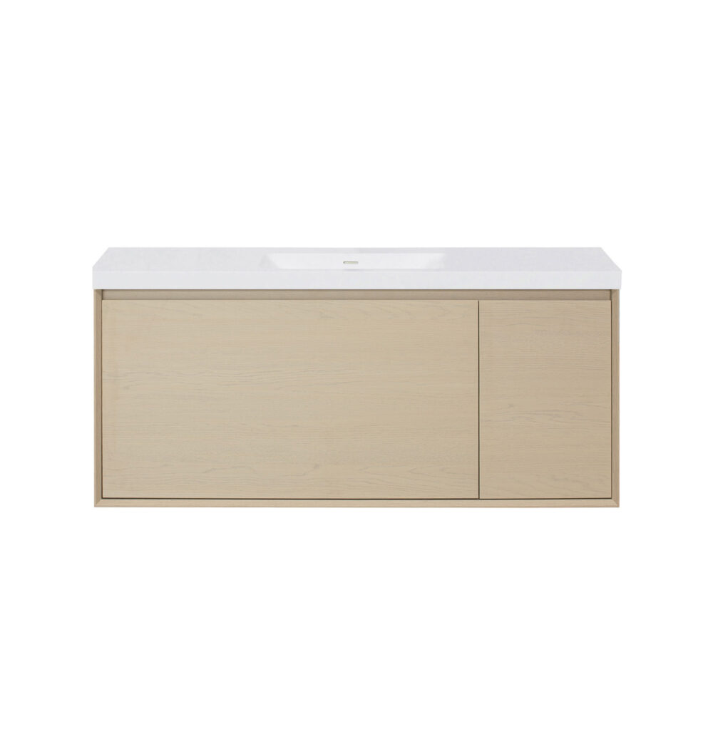 ARUVO™ NEST Collection Plywood Vanity Sand Oak W1200mm - Image 2
