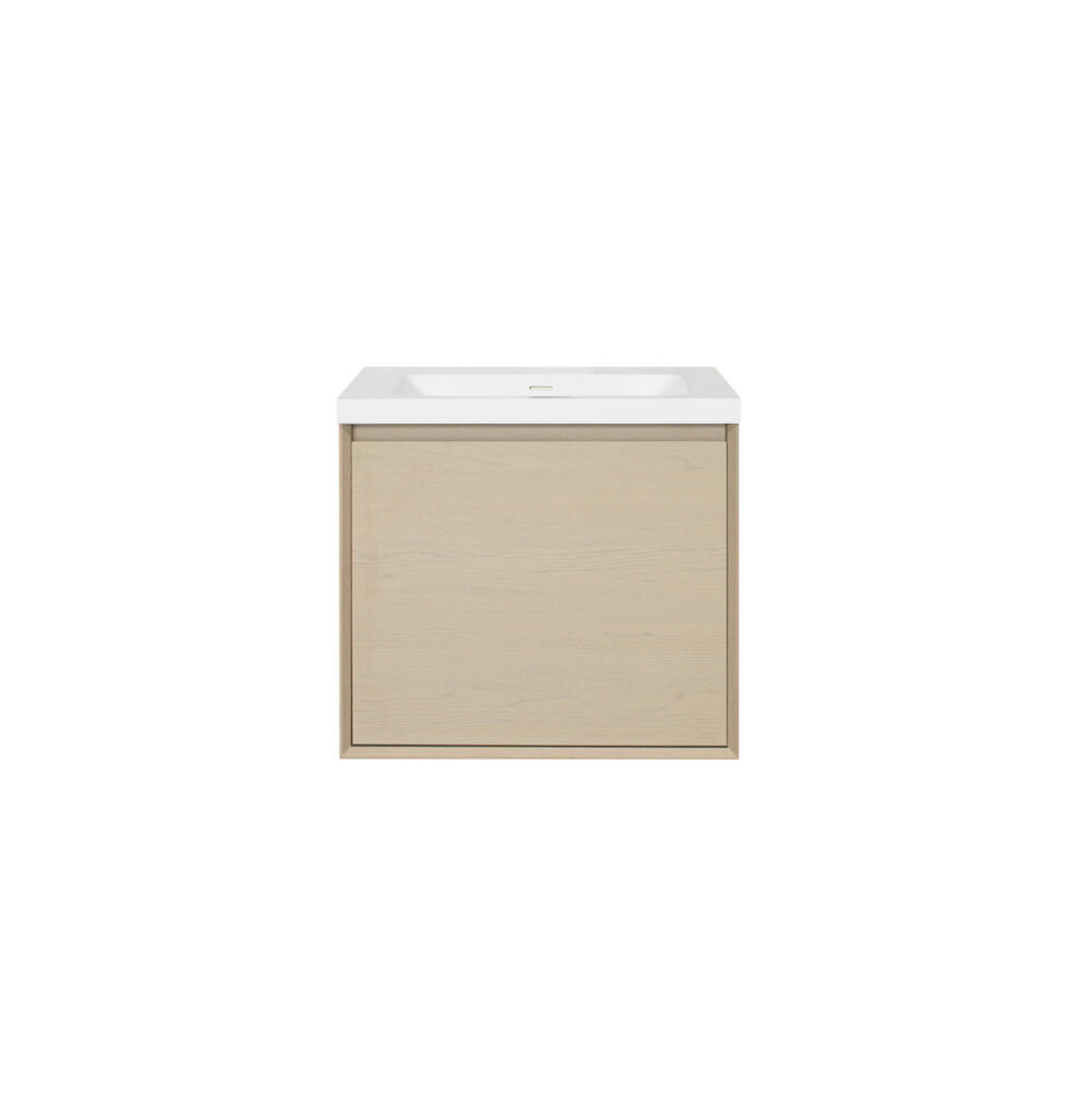 ARUVO™ NEST Collection Plywood Vanity Sand Oak W600mm - Image 3