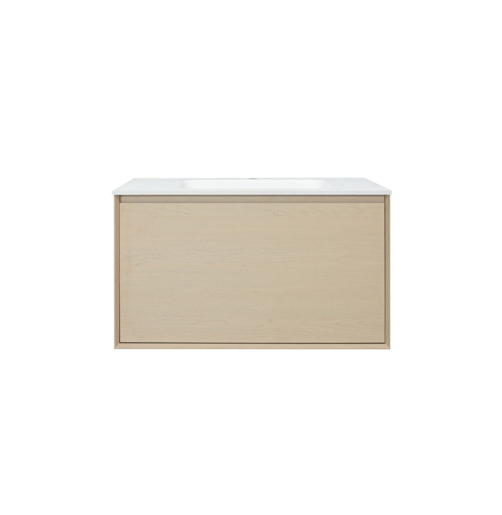 ARUVO™ NEST Collection Plywood Vanity Sand Oak W900mm