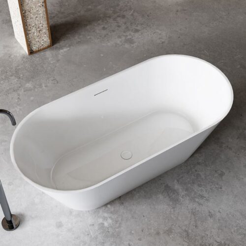 ARUVO™ MODA Acrylic Freestanding Bath L1500mm | Matte White