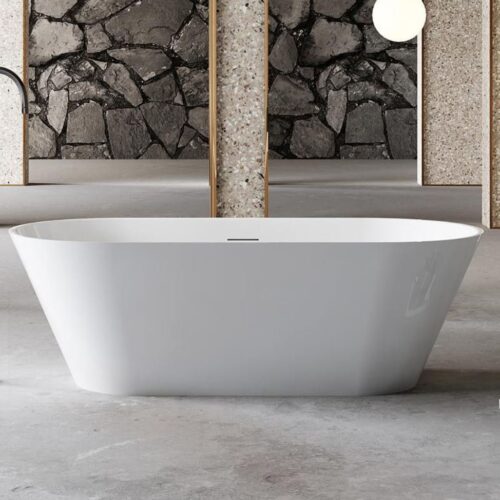 ARUVO™ MODA Acrylic Freestanding Bath L1500mm | Gloss White