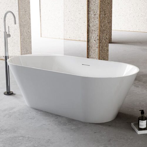 ARUVO™ MODA Acrylic Freestanding Bath L1700mm | Gloss White