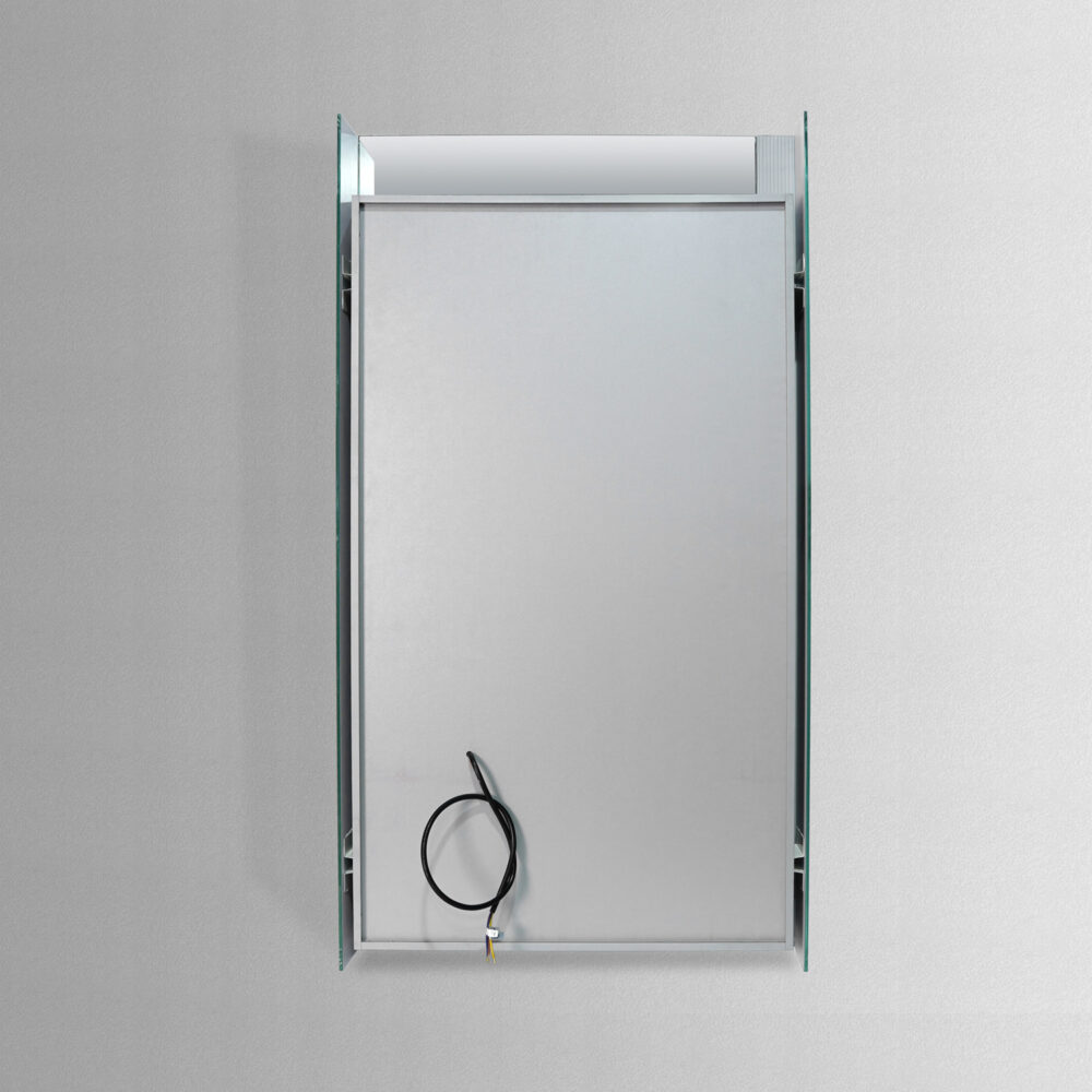 ARUVO® ELEVATE Rectangle Mirror Cabinet w/ LED & Demister | 600mm - Image 7