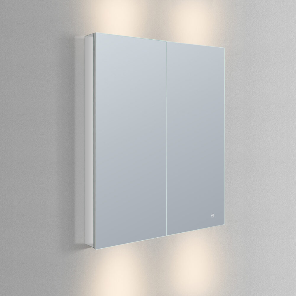 ARUVO® ELEVATE Rectangle Mirror Cabinet w/ LED & Demister | 900mm - Image 6