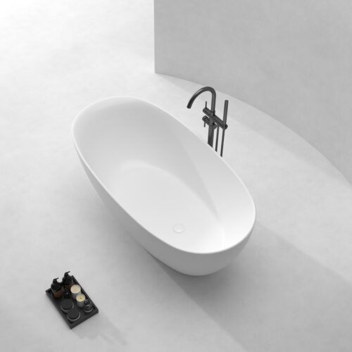 ARUVO™ ELISIAN Freestanding Bath L1500mm | Matte White