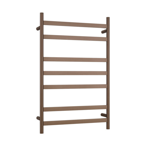 ARUVO™ COSMO Heated Towel Rail 7 Bar W550 | Brushed Bronze