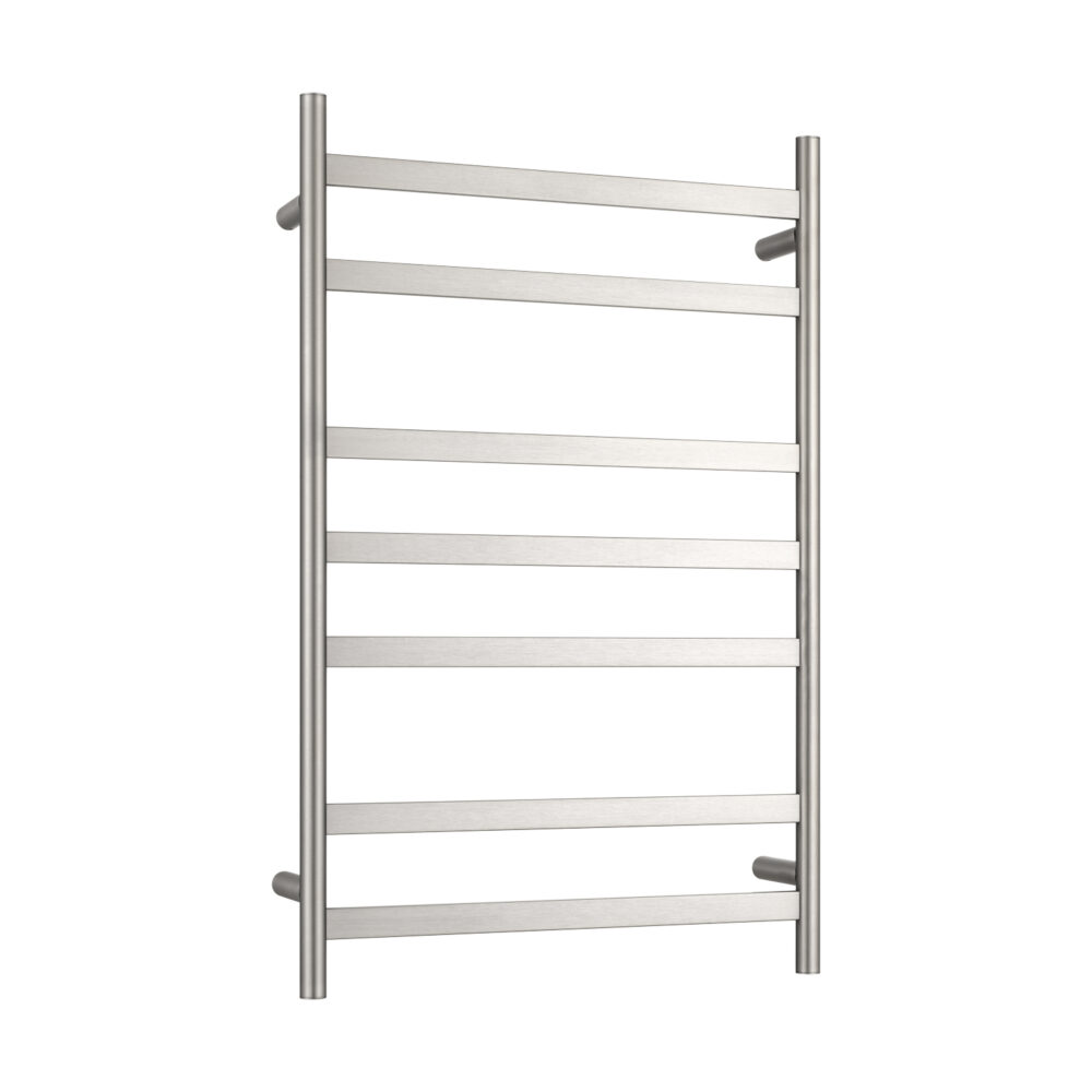 ARUVO™ COSMO Heated Towel Rail 7 Bar W550 | Brushed Nickel