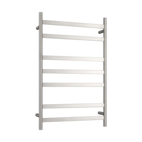 ARUVO™ COSMO Heated Towel Rail 7 Bar W550 | Brushed Nickel