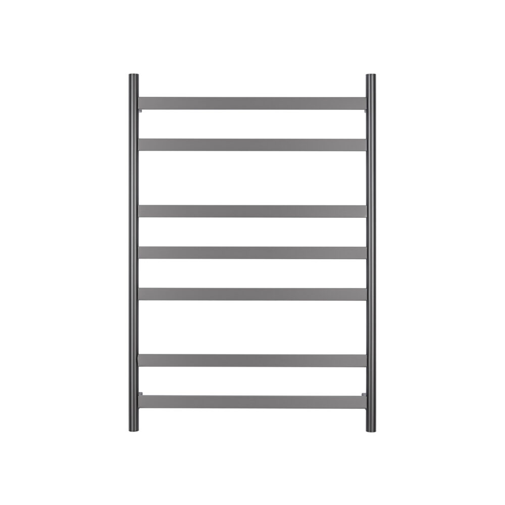 ARUVO™ COSMO Heated Towel Rail 7 Bar W600 | Brushed Gunmetal