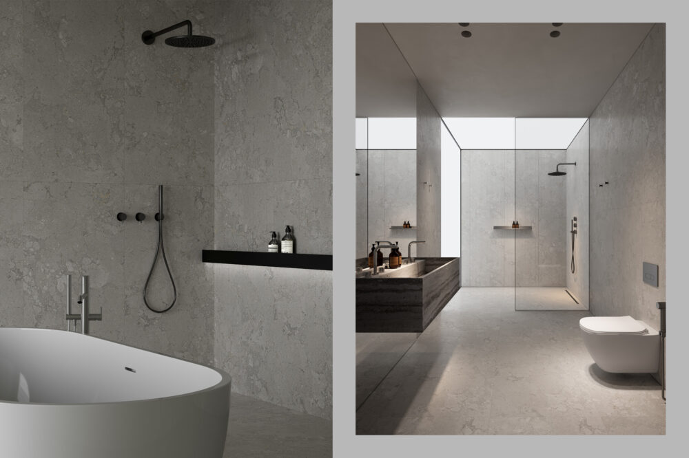ARUVO® Fossil Grey Ribbed 600x1200 | AR126TR06K - Image 6