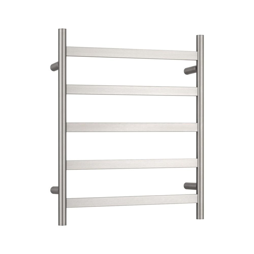 ARUVO™ COSMO Heated Towel Rail 5 Bar W500 | Brushed Nickel
