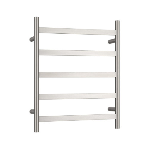 ARUVO® COSMO Heated Towel Rail 5 Bar W500 | Brushed Nickel