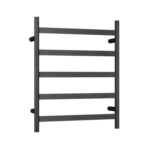 ARUVO® COSMO Heated Towel Rail 5 Bar W500 | Brushed Gunmetal