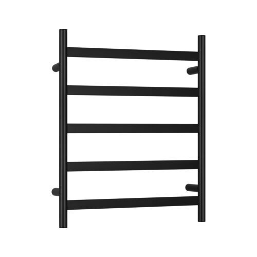 ARUVO® COSMO Heated Towel Rail 5 Bar W500 | Matte Black