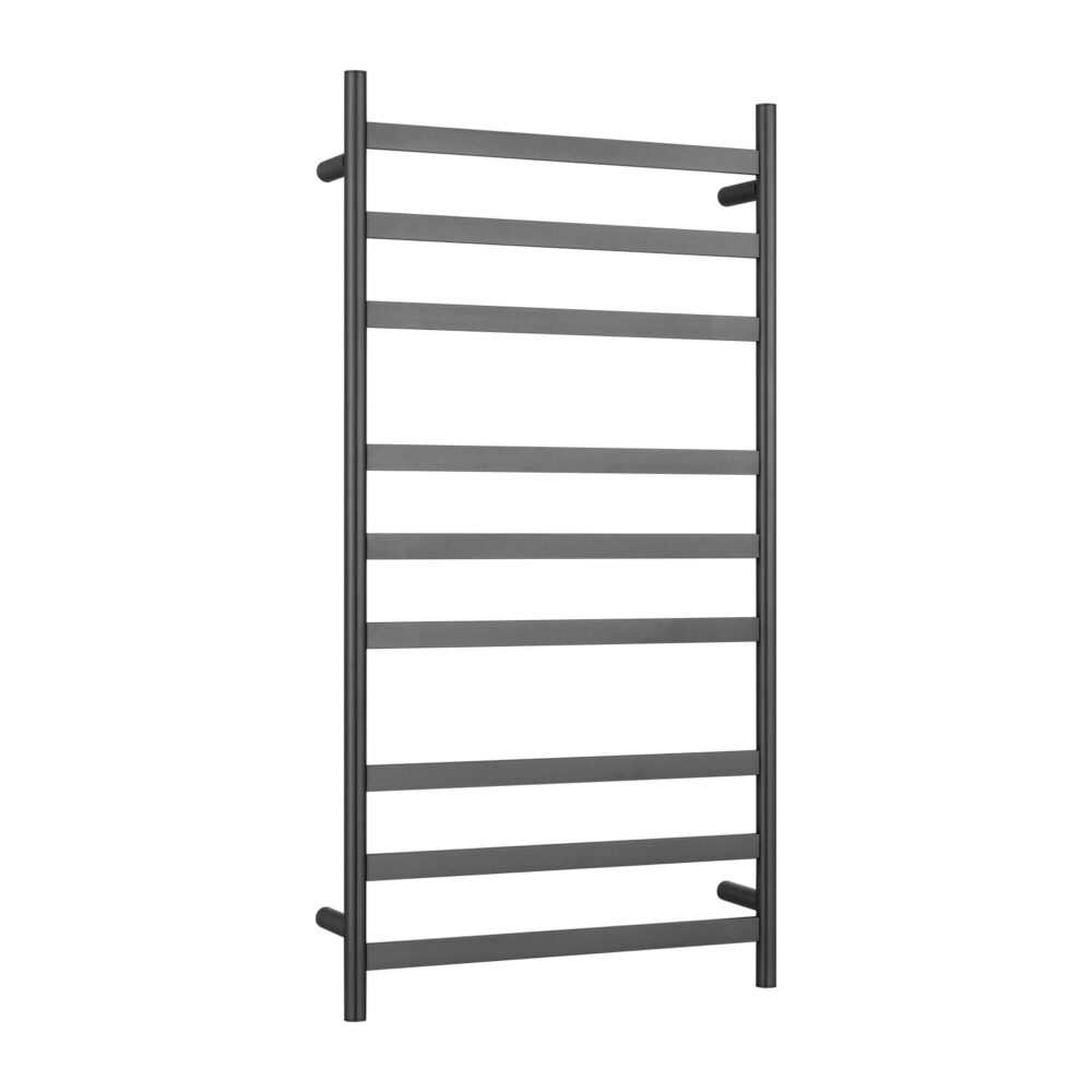 ARUVO™ COSMO Heated Towel Rail 9 Bar W550 | Brushed Gunmetal