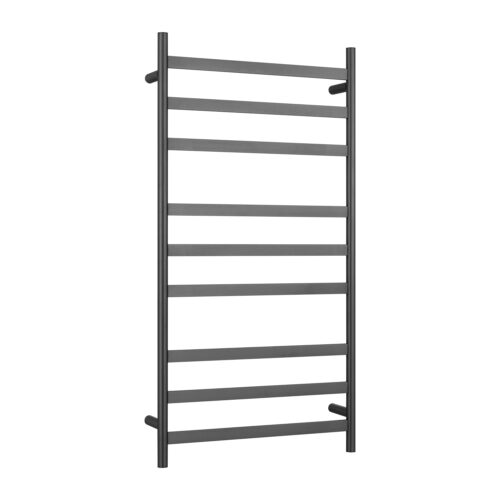 ARUVO® COSMO Heated Towel Rail 9 Bar W550 | Brushed Gunmetal