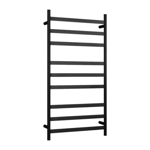 ARUVO® COSMO Heated Towel Rail 9 Bar W550 | Matte Black
