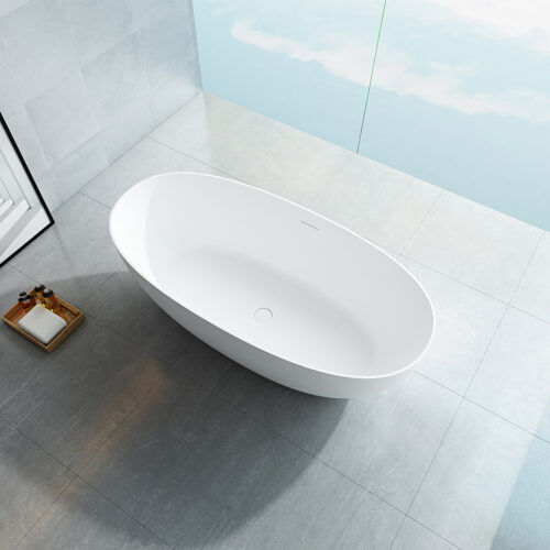 ARUVO® ZEN Composite Stone Freestanding Bath L1600mm