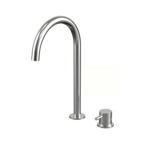 ARUVO® VENTRO Deck-mount Basin Mixer | Brushed Nickel