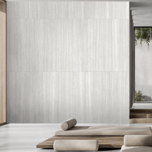 ROMANO TRAVERTINE WHITE RIBBED 600x1200 | AR126TB21K