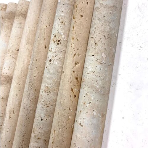 TRAVERTINE BEIGE FLUTED KITKAT 23X150 | LA-D337-B