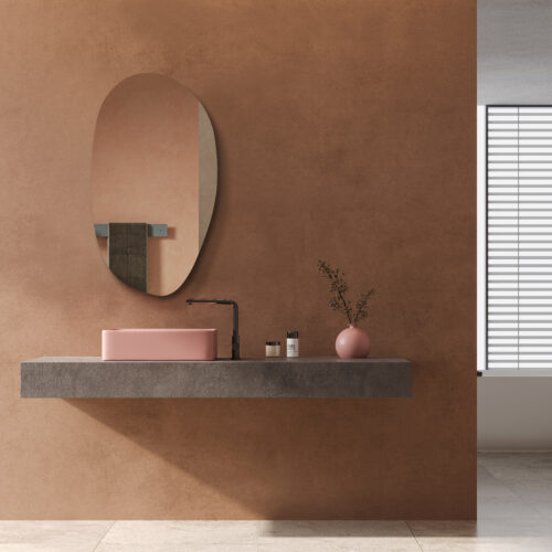 ARUVO™ AMBIANCE Pebble Frameless Plain Mirror