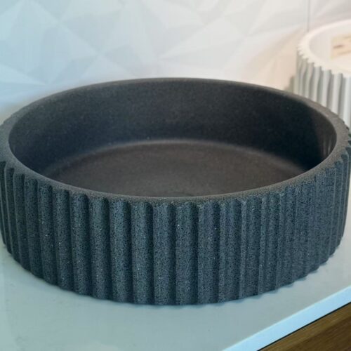 ARUVO™ PLINTH Concrete Countertop Basin | Matte Taupe