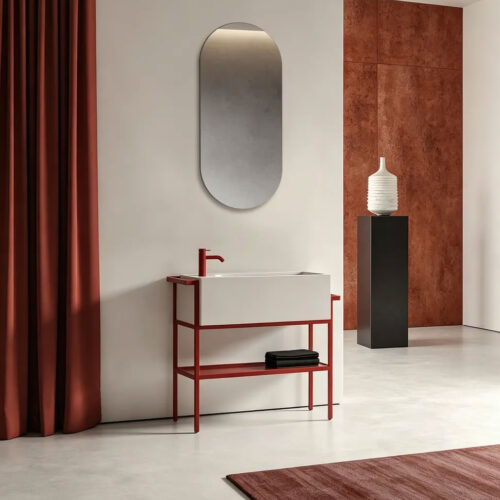 ARUVO™ AMBIANCE Oval Frameless Plain Mirror